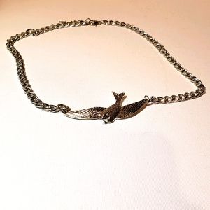 Tough Sparrow Silver Necklace